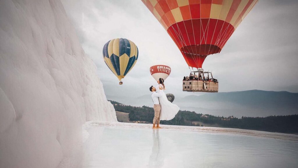 Pamukkale balloon flights, Pamukkale hot air balloon flight, Pamukkale booking, ballon flight, hot air ballloon